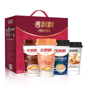 香飘飘奶茶 时刻新意礼盒 16杯整箱装