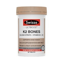 88VIP：Swisse 瑞思 进口K2钙片维生素D3 90片/瓶 *3件