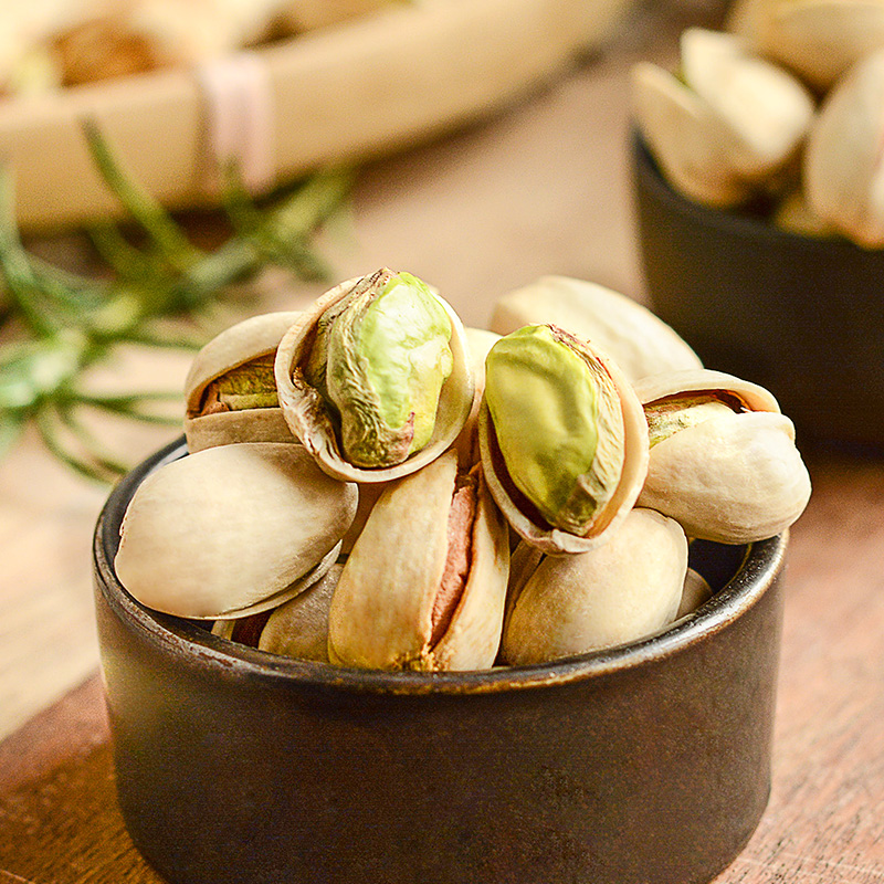 原色无漂白，美国加州产区：500g 沃隆 开心果散装