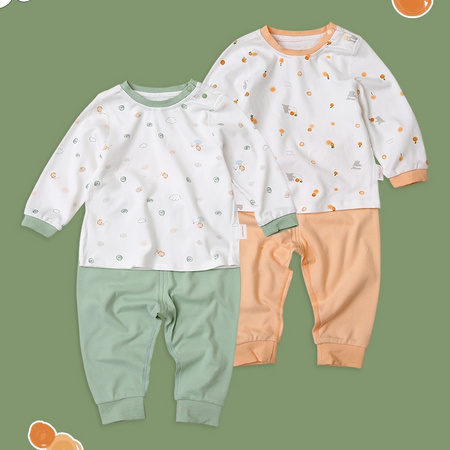 Cotton Town 棉花堂 婴儿纯棉睡衣两件套