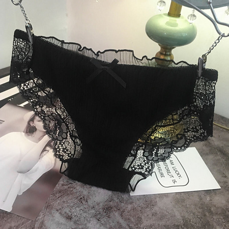 移动专享：极漠 女士透明蕾丝内裤 1条装