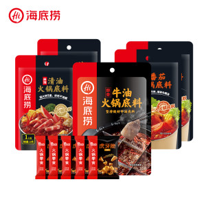 海底捞 5包火锅底料+8包零食