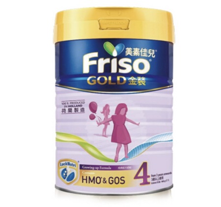 京东PLUS会员：Friso 美素佳儿 港版金装 儿童成长配方奶粉 4段 900g *3件