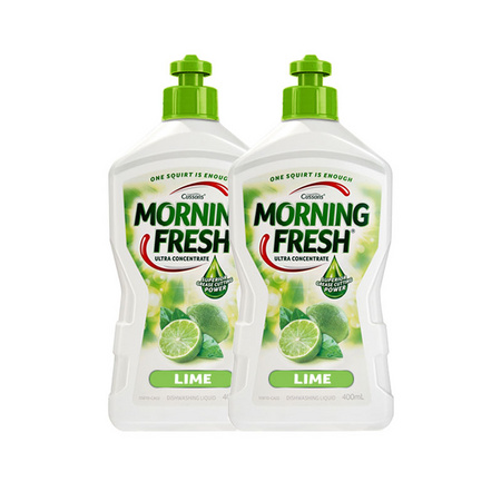 88VIP：MORNING FRESH 超浓缩洗洁精 400ml*2 *2件