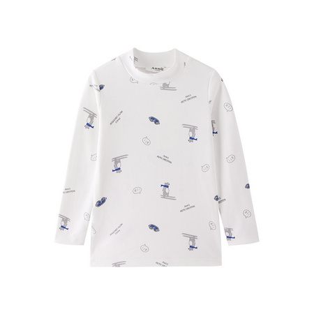 Annil 安奈儿 儿童高领打底衫