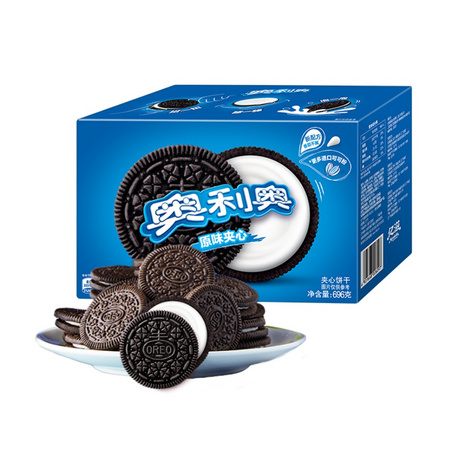 88VIP：OREO 奥利奥 夹心饼干 原味 696g *8件