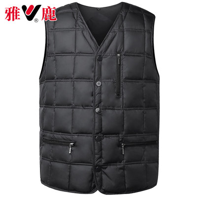 降价！yaloo雅鹿 18787001男士棉马甲背心