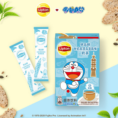 Lipton 立顿 哆啦A梦联名奶茶 4盒