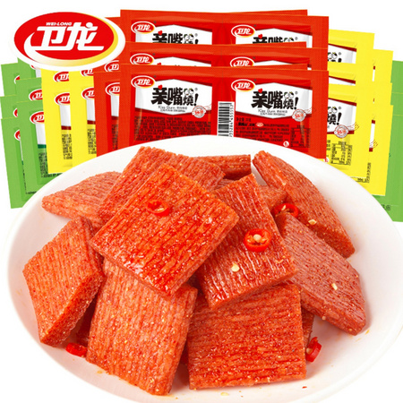 WeiLong 卫龙 亲嘴烧 红烧牛肉味 100片