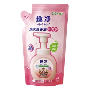 京东PLUS会员： LION 狮王 爽肤香型泡沫洗手液 200ml *12件