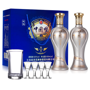 龙瓷 中国梦 52度 纯粮老酒 500ml*2瓶