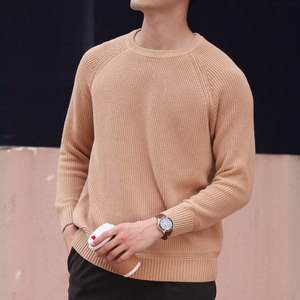 拉夫劳伦制造商 本米 男加厚纯棉针织衫 无静电不粘毛