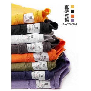 希陌 男士 纯棉宽松纯色上衣卫衣