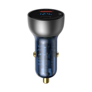 BASEUS 倍思 VCKX65C 车载充电器 USB+Type-C双口 65W *3件