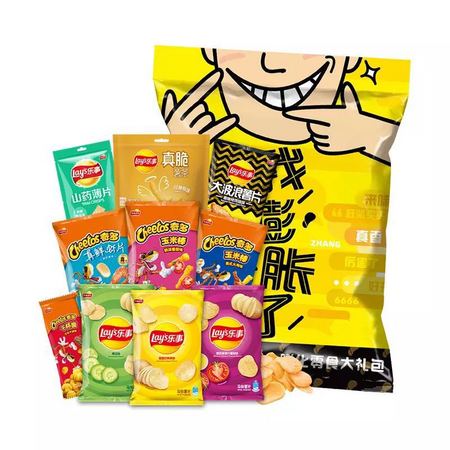 88VIP：Lay's 乐事 奇多巨型零食礼包 860g/袋 *3件