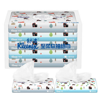 京东PLUS会员、运费券收割机：Kleenex 舒洁 迷你抽纸 2层*45抽*5包（195*145mm） *4件