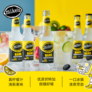 百威集团 Mikes 麦克斯 嗨柠鸡尾酒 275mL*12瓶