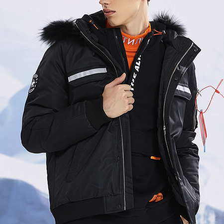 聚划算百亿补贴：KIKC 12B130173 男款连帽羽绒服