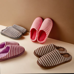 阿里官方自营 淘宝心选 男女款防滑厚底加绒棉拖鞋