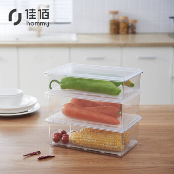 京东PLUS会员：佳佰 HF-181 保鲜盒 2.5升(28cm*17cm*7cm) *3件