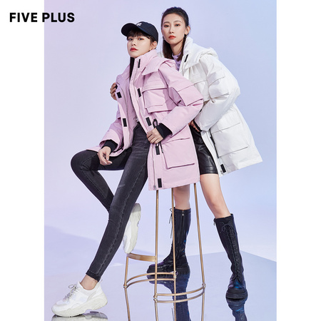 聚划算百亿补贴：Five Plus 2RE3331040 女款羽绒服宽松外套