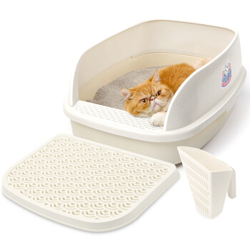CATIDEA 猫乐适 CL215 半封闭式猫砂盆 特大号 15L