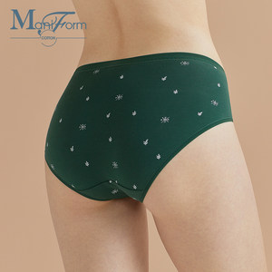 曼妮芬 棉质生活舒适提臀三角内裤 3条 49元包邮