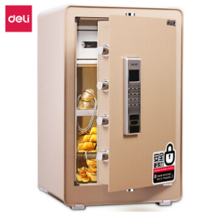 deli 得力 4084 锦腾系列 双保险全钢防盗办公家用保管柜 高60cm
