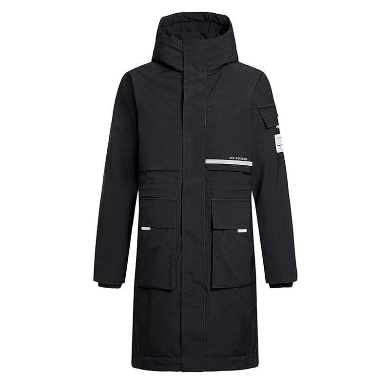 雪中飞 男装 中长款 鹅绒羽绒服