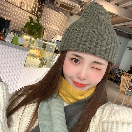 柏茵美 针织毛线帽 8色可选