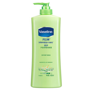 Vaseline 凡士林 芦荟舒缓润肤露 400ml*5瓶+赠云南白药 牙膏 90g*5支