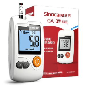 热销百万台 三诺血糖测试+试纸50片+采血针50支 10s出结果
