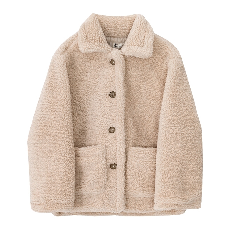 帕奴丝 女士秋冬季羊羔毛呢棉服
