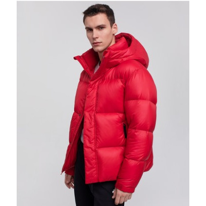 DESCENTE 迪桑特 SKI STYLE D9491SDJP9 男士连帽短款羽绒服