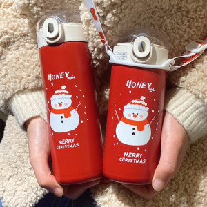 圣诞礼物 ins网红吸管保温杯