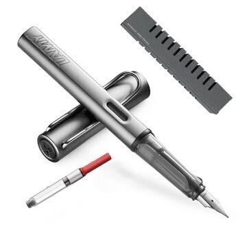 LAMY 凌美 Al-Star恒星系列 钢笔 银灰色 EF笔尖 *3件