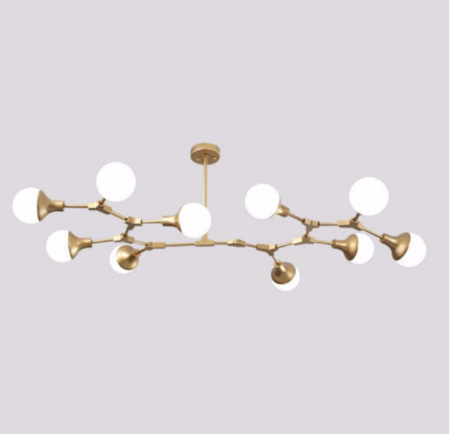 雷士照明 创意LED魔豆分子灯 10头-金色