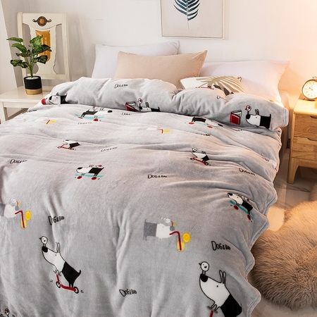 玉沙 珊瑚绒空调毯 70*100cm