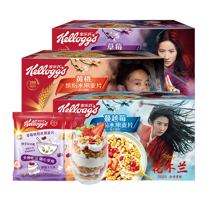 Kellogg's 家乐氏 缤纷水果坚果燕麦麦片 490g
