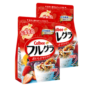 日本 卡乐比 经典水果麦片 700g*2袋
