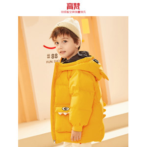 高梵 2020新款小怪兽 小童款中长款羽绒服