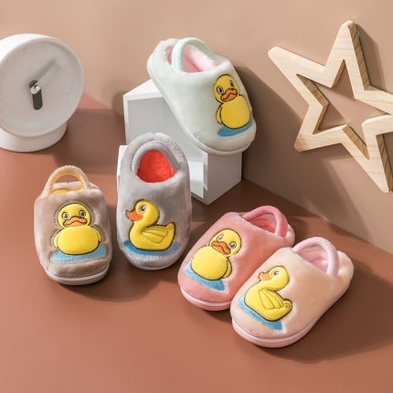 小潮鼠 儿童卡通棉拖鞋