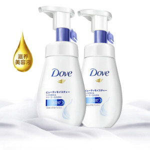 京东PLUS会员： Dove 多芬 润泽水嫩泡沫洁面乳 160ml*2瓶 *2件