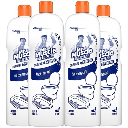 Mr Muscle 威猛先生 洁厕液 480g*4瓶装