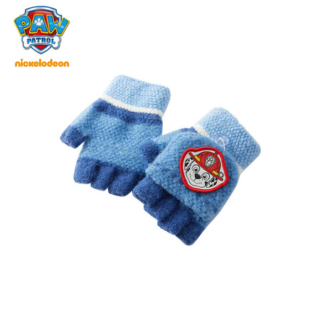 Paw Patrol 汪汪队立大功 儿童翻盖半指手套