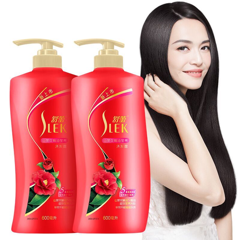 舒蕾 山茶花焗油莹亮洗发露 600ml*2瓶