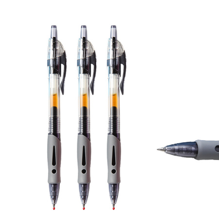 M&G 晨光 GP1008 大容量按动中性笔 0.5mm 3支 多色可选