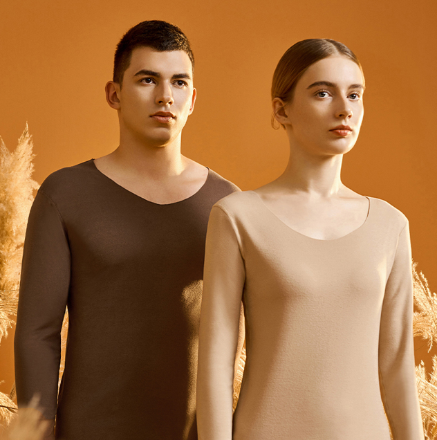 猫超次日达，无痕贴身，双面德绒自发热：俞兆林 男女 阳离子保暖内衣套装 双重优惠46元包邮 买手党-买手聚集的地方