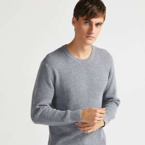 拉夫劳伦制造商 550克重男加厚美利奴羊毛衫 314元包邮