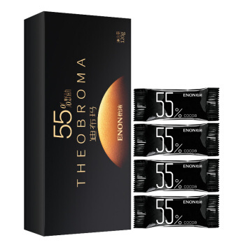 Enon 怡浓 纯黑巧克力55% 可可 120g *12件